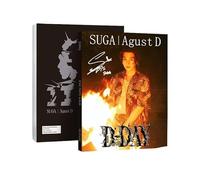 KPOP BTS Álbum de fotos SUGA SugaAgust D papel recubierto impresión a color colección de álbumes de alta definición (37A292-SUGA)