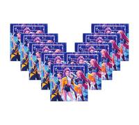 Kpop Demon 20 servilletas de cumpleaños, Huntrix servilletas de cumpleaños para niños, servilletas de papel de Anime para fiestas, lindas decoraciones de cumpleaños para niñas y niños (C)