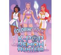 KPOP DEMON HUNTER'S COLORING BOOK: Jumbo Coloring Book for Kids Ages 4-8,8-12, Boys, Teens, and Adults. (Stress Relief & Enjoy)