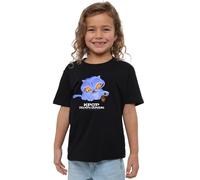 KPOP Demon Hunters Cute Derpy Tiger Cartoon Camiseta Infantil, Negro, 7-8 A