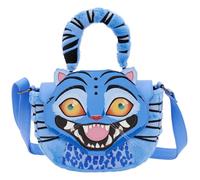 Loungefly Netflix: Kpop Demon Hunters - Derpy - Bolso cruzado facial bordado - Brilla en la oscuridad - Bolsas coleccionables