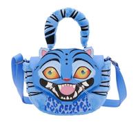Loungefly Netflix: Kpop Demon Hunters - Derpy - Bolso cruzado facial bordado - Brilla en la oscuridad - Bolsas coleccionables