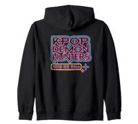 KPOP Demon Hunters Glowing Lights Logo Sudadera con Capucha