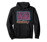 KPOP Demon Hunters Glowing Lights Logo Sudadera con Capucha
