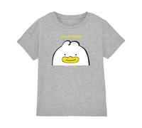KPOP Demon Hunters Hello Friend Derpy Letter Camiseta Infantil, Gris Heather Deportivo, 9-11 A