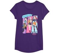 KPOP Demon Hunters Huntrix Anime Sketch Camiseta, Niñas, Morado, M