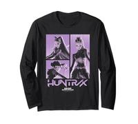 KPOP Demon Hunters Huntrix Grid Oficialmente Autorizado Manga Larga
