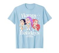 KPOP Demon Hunters Huntrix Group Happy Holidays Camiseta