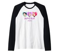 KPOP Demon Hunters Huntrix Hearts Camiseta Manga Raglan