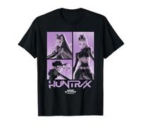 KPOP Demon Hunters Huntrix Huntr/X Band Grid Back Camiseta