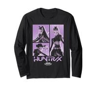 KPOP Demon Hunters Huntrix Huntr/X Band Grid Back Manga Larga