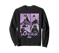 KPOP Demon Hunters Huntrix Huntr/X Band Grid Back Sudadera