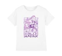 KPOP Demon Hunters Huntrix Huntrx Manga Panels Trio Camiseta Infantil, Blanco, 5-6 A