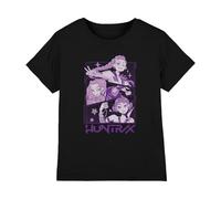 KPOP Demon Hunters Huntrix Huntrx Manga Panels Trio Camiseta Infantil, Negro, 5-6 A