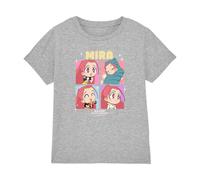 KPOP Demon Hunters - Huntrix Mira Chibi Boxes Kids T Shirt, Heather Grey, 5-6