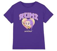 KPOP Demon Hunters - Huntrix Rumi Collegic Kids T Shirt, Purple, 5-6