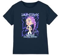 KPOP Demon Hunters - Huntrix Rumi Poster Kids T Shirt, Navy, 5-6
