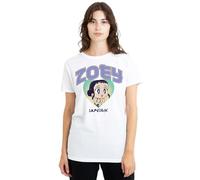 KPOP Demon Hunters Huntrix Zoey Collegic Ladies T Shirt, White, Medium