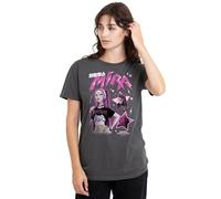 KPOP Demon Hunters KPOP Demon Hunters Huntrix Mira Popstar - Camiseta para Mujer, Color Negro, Gris Oscuro, L