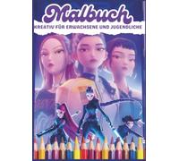 Kpop Demon Hunters Malbuch: Male deine Idole in einer geheimnisvollen und fantastischen Welt