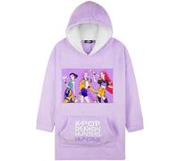 KPop Demon Hunters Oficial Huntrix Sudadera Manta con Capucha para Niñas, Hoodie Oversize con Bolsillo, Guerreras Kpop Regalos