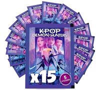 KPop Demon Hunters Paquete de 15 pegatinas de figuras