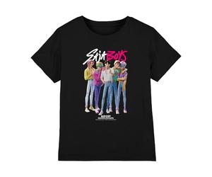 KPOP Demon Hunters Saja Boys Boy Band Camiseta Infantil, Negro, 9-11 A