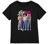 KPOP Demon Hunters - Saja Boys Boy Band Kids T Shirt, Black, 9-11