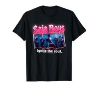 KPOP Demon Hunters Saja Boys Burning Photo Camiseta