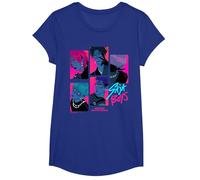 KPOP Demon Hunters Saja Boys Demons Oficialmente Autorizado Camiseta, Niñas, Azul Real, M