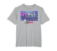 KPOP Demon Hunters Saja Boys Soda Pop Dance Camiseta, Hombre Tallas Grandes, Gris Jaspeado, 5X Alto