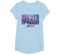 KPOP Demon Hunters Saja Boys Soda Pop Dance Camiseta, Niñas, Azul Bebé, L