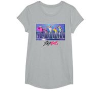 KPOP Demon Hunters Saja Boys Soda Pop Dance Camiseta, Niñas, Gris Jaspeado, L