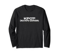 KPop Demon Hunters White Logo Manga Larga