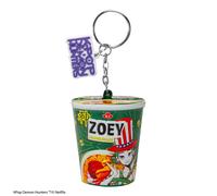 Kpop Demon Hunters Zoey Hamburger Noodles Squishy Portachiavi Portachiavi Cinere