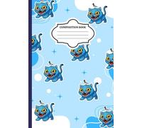 Kpop Derby Tiger Composition Notebook - 6x9 Inch, 100 Lined Pages | Demon Hunters Inspired: Cute Blue Tiger K-pop Fan Notebook | Perfect for Journaling, Notes, or Fandom Sketches