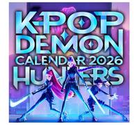 KPop Hunters Calendar 2026: A dark fantasy adventure with Demons fierce idols and supernatural energy