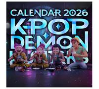 KPop Hunters Calendar 2026: Fierce visuals, mystical powers, and idol-inspired fantasy worlds