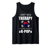 Kpop K-pop Moda Estilo coreano Corea del Sur Camiseta sin Mangas