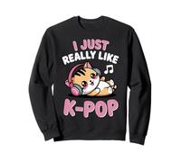 KPOP Kawaii Cat Chibi Kitten Me Gusta Mucho K Pop Girl Sudadera