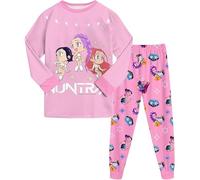 Kpop Merch Chándal unisex para niños, camisetas de manga larga y pantalones, juego de 2 piezas K-Pop Rumi Mira Zoey Tracksuit Demon Chándal con estampado de anime para niños y niñas, traje de 2 piezas