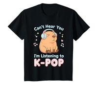 KPOP no te escucho, Estoy Escuchando K-Pop Capybara Camiseta