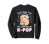 KPOP no te escucho, Estoy Escuchando K-Pop Capybara Sudadera