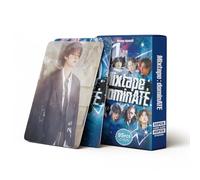 Kpop Stray Kids Photocards, 55 unidades Stray Kids Lomo Tarjetas 40 Unidades SK Pegatinas, SKZ HOP Nuevas Tarjetas de Álbum para Fans (ATE)