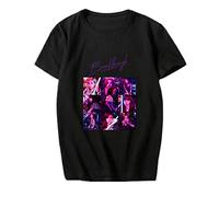 KPOP Twice Camisetas de Manga Corta Breakthrough Album Imprimiendo Tops Unisexo T-Shirts Cuello Redondo de Verano Tees NA YEON Jung YEON Momo Sana JI Hyo Mina DAHYUN CHAE Young TZUYU