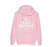 KPOP Twice Sudaderas con Capucha de Manga Larga Abrigos Feel Special Imprimiendo Hoodies Unisex Pullover Tops para Hombres y Mujeres NA YEON Jung YEON Momo Sana JI Hyo Mina DAHYUN CHAE Young TZUYU