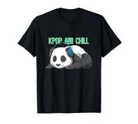 KPOP Y Chill Divertido KPOP Panda Anime Chibi Camiseta