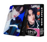 KPOPBP Tarjetas fotográficas de Stray Kids, 92 unidades, álbum de estrellas de rock SKZ, tarjetas de fotos de regalo KPOP, tarjetas Lomo para SKZ niños y niñas (CHANGBIN)