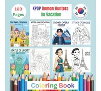 KPOP's De-mon Hunters On Vacation.: A Coloring Book