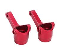 KPOYTWRDN 2 Unidades de Copa de dirección de aleación de Aluminio metálico, Copa de dirección RC para Coches RC LC Racing PTG - 2 1/10, Piezas de actualización duraderas con diseño de Alta r (Roja)